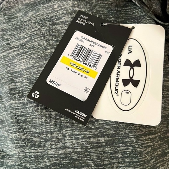UNDER ARMOUR • Boys UA Tech 2.0 Short Sleeve Shirt - Picture 4 of 4